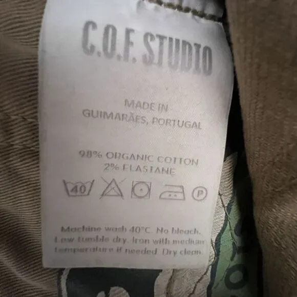 COF Studio Men’s‎ M7/29 Brown Jeans Tapered Organic